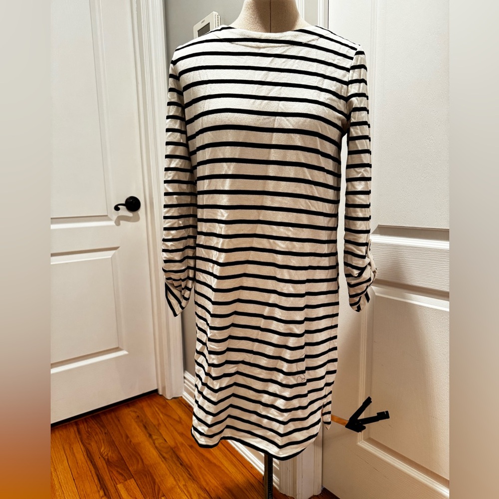Merona black and white dress
